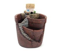 Cpolebev Jardin Suspendu en Pot Micro-Paysage Pots de Plantes à Viande Décoration de Jardin Pot Suspendu A