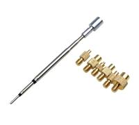 Cpolebev Kit de Découpe à Pointe en Fer avec Écrou à Insert Chauffant C210/TS21/HS-02B, Outil de Soudage à Filetage Interne pour la Finition et la Modification D'Impression 3D.