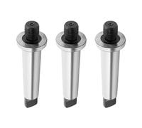 Cpolebev Mandrin de Forage fileté MT2 1/2 Pouce - MT2 Arbre et Cône Morse | Cet ensemble de 3 mandrins MT2 1/2 pouce offre acier trempé et Cône Morse, et durabilité pour ateliers.