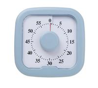Cpolebev Minuteur Visuel Silencieux 60 Minutes Chronomètre Réveil Compte à Rebours avec Support Visualisation Minuterie de Cuisine Bleu