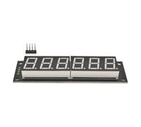 Cpolebev Module D'Horloge à Tube Numérique 0,56 Pouce 6 Chiffres Affichage LED 7 Segments Vert