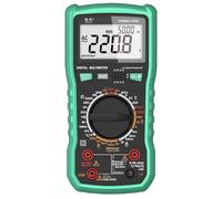 Cpolebev Multimètre Numérique 6000 Comptes True RMS 20A/2000V Testeur de Capacité NCV Capacitance pour Électricien PV Solaire Minier Industriel