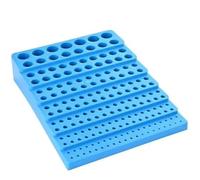 Cpolebev Organisateur D'Outils CNC Placer en Plastique Alésoir Accessoires de Cadre de Baril 1pc Boîte de Rangement pour Forets de Fraise à 187 Grilles