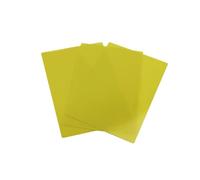 Cpolebev Plaque en Fibre Époxy Jaune 3pcs 3240 pour Pack de Batterie Lifepo4 DIY Plaque D'Isolation et Protection Thermique 0,5x128x195mm