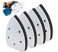 Cpolebev Plateau de Support Abrasif en Mousse avec Interface, 5 Trous, pour Ponceuse, Accessoires, Remplacement, Interface de Détail, Plateau Multifonction