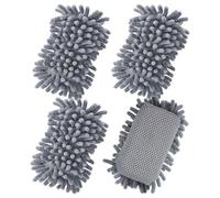 Cpolebev Set de 4 Gommes Effaçables Lavables pour Tableaux Blancs pour Marqueurs, Craie, Salle de ureau à Domicile.