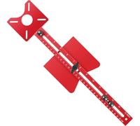 Cpolebev Support de Rainure de Fraisage pour Toupie, Gabarit de Quincaillerie pour Armoire, Guide de Toupie, Gabarit Coupe Circulaire pour Toupie, Planche à Retourner pour Machine à Rogner