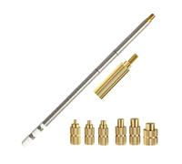 Cpolebev T12 Pointe de Fer à Souder Insert de Chaleur pour Écrous Encastrés à Fusion Chaude Kit D'Insertion D'Écrous M2-M6 Adaptateurs D'Indenteur Pointe de Soudure
