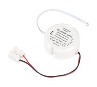 CPROSP 1 Pièce Transformateur LED 24V 30W avec Connecteur de Fil | Mini Alimentation 230V Vers AC 12V; LED Adapter Driver Rond 55 x 23 mm; Étanche IP66 Pour Éclairage Intérieur et Extérieur