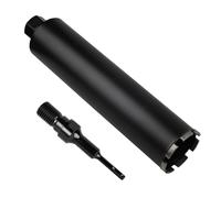 CPROSP 1¼" UNC Couronne Diamant ø152mm avec Adaptateur SDS PLUS, L 420mm, Forage à Humide, Carotteuse pour le Carottage Dans le Béton, la Maçonnerie et la Pierre