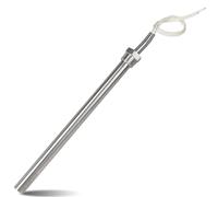 CPROSP Cartouche Chauffante 220V - 2000W avec Bride de 1/2", Tige Chauffante en Acier Inoxydable 300mm, Radiateur Immersif Multi-usages avec Câble de 300mm