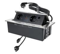 CPROSP Multiprise Encastrable avec 2 Prises, USB C), HDMI 2.0 et RJ45 | Spécifications: Multiprise Encastrable avec 2 Prises, USB C), HDMI 2.0 et RJ45