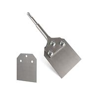 CPROSP SDS plus Burin à Spatule 250 x 100mm avec Kit de Remplacement, pour Enlever des Revêtements de Sol et des Revêtements en Combinaison avec des Appareils de Démolition