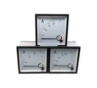 CQ-96 Compteur d'ampères AC avec 2 surcharges, plage 50/5A, 100/5A et 500/5A, panneau 96 x 96 mm, 1 pièce (100 A)