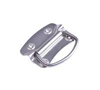 CQAHDSEVF Poignées pliantes en métal pour coffres, Poignée pliante à ressort en acier inoxydable, 2 pièces, argent for tiroir d'armoire(201 Stainless Steel)