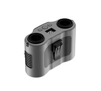 CQAHDSEVF Ventilateur à clipser à la taille ou au cou, Ventilateur de taille portable avec deux sorties d'air, multicolore