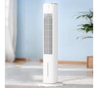 CQAHDSEVF Ventilateur colonne sans pales, Ventilateur de tour de refroidissement humidifiant, sans lame, 3 vitesses, 3 modes, 100 x 31,5 cm(Mechanical Model)