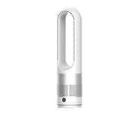 CQAHDSEVF Ventilateur colonne sans pales, Ventilateur tour sans lame, télécommande multi-LED, minuterie à 8 vitesses, moteur à courant continu(Silver Tower Fan)