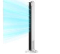 CQAHDSEVF Ventilateur colonne sans pales, Ventilateur tour sans lame, télécommande, purificateur d'air domestique silencieux, multi-tailles(Mechanical Style,110x30cm)