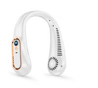 CQAHDSEVF Ventilateur de cou portable, Ventilateur de cou 8000mAh électrique suspendu portable sans lame mini multicolore