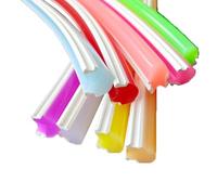 CQCQC Profilé LED linéaire en silicone flexible, bande LED flexible de 8 mm for la création d'enseignes, 10 couleurs au choix, for la décoration intérieure et extérieure(Blue,10meters)