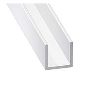 CQFD U alu laqué blanc 10x10x10x1 int. 8-2 m