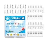 CQRobot JST XH 2,54mm Pas 9-Broches Electroniques Connecteurs Adaptateur | Connecteur Mâle Broches Boîtier Femelle Contact Sertir Assemblage de Câble Adaptateur Fil à Carte 30 Ensembles/330 Pièces