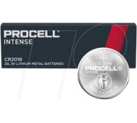 CR 2016 INT PROC - Pile bouton lithium, 3 V, 85 mAh, 20 x 1,6 mm, lot de 5