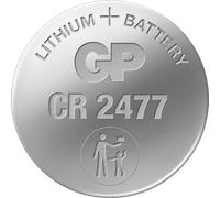CR 2477 GP - Pile bouton lithium, 3 V, 24,5 x 7,7 mm