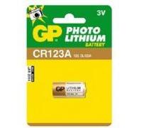 GP Pile photo lithium CR123A 3 V