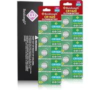 CR1620 Piles Bouton Batterie CR 1620 3V Lithium Batteries 10 Piles 【5 Ans Garantie】