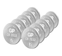 G & P Naturarznei – Pile bouton CR 2032 lithium 3 V – 10 pièces