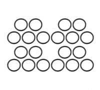 Crabop 10134 Lot de 20 joints toriques pour pompe de piscine Intex 3,8 cm - Rondelles d'étanchéité et joints d'étanchéité en caoutchouc pour pompes à filtre de 330 GPH - Pièces de rechange pour valves