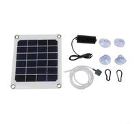 Crabop Aérateur de bassin à énergie solaire 20 W - Oxygénateur silencieux pour étangs à poissons - Kit de pompe à air écologique - Aérateurs d'aquarium - Décoration extérieure