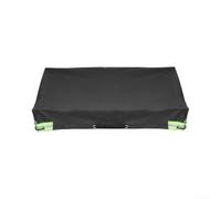 Crabop Bâche Imperméable Oxford PVC 208x114cm Anti-Déchirure(Black) | Tissu Oxford+PVC, imperméable total, anti-déchirure, résiste au vent fort, pour idéal camping