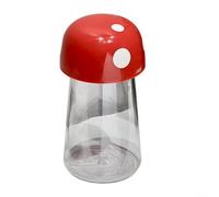 Crabop Bocal hermétique en forme de champignon avec joint en spirale pour grains de café, céréales, thé, 300 ml, vert (600 ml, rouge)