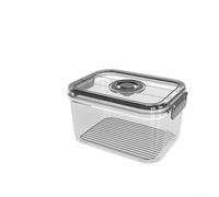 Crabop Boîte à Pain Étanche 3,5L pour vide d'Air PC Boîte à Pain Étanche | Technologie pour vide d'air, fraîcheur pour x5, joint silicone parfait, pour idéal pain frais, durée prolongée