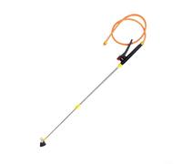 Crabop Buse de pulvérisation d'irrigation réglable avec mât de 80 cm et tuyau de 1,1 m pour utilisation agricole à haute pression - Jaune et noir (B)