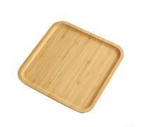 Crabop Grand pour plateau Self-Service 30cm pour Fêtes Grand pour plateau(25x25x1.5cm)