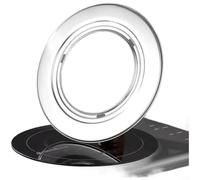 Crabop Grille à vapeur en acier inoxydable pour casseroles de 18 à 30 cm, anneau de support rond stable, pour boulettes et petits pains, facile à nettoyer, accessoire de cuisine argenté (A)