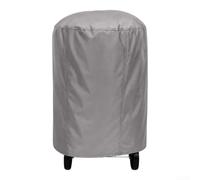 Crabop Housse BBQ Ronde en Polyester pour Gril de Jardin, Grise Ø60-150