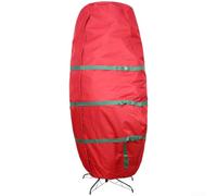 Crabop Housse de Protection pour Arbre de Noël en Tissu Oxford 210D Imperméable et Anti-Poussière, de Rangement Pliable pour Meubles d'Extérieur, Vert(C Red)