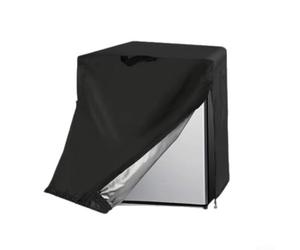 Crabop Housse de Protection pour Compact en Tissu Oxford 420D Résistant, avec Poches Latérales et de Serrage, pour Congélateur Vertical et pour mini Frigo Extérieur 20x20x21 Pouces