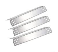 Crabop Kit de réparation de plaque chauffante en acier inoxydable, pour grilles 720-0819 720-0787D 720-0953, lot de 3 plaques de séparation de flamme pour barbecue