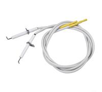 Crabop Kit d'Électrode d'Allumage avec Fil 700mm, Compatible pour charbroil CF9030/CF9050 et Modèles VCS, Résistant à 1455°C pour Grils à pour gaz