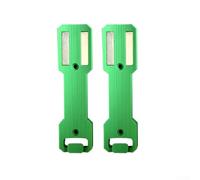 Crabop Lot de 2 porte-canettes magnétiques à forte prise en main - Gain de place - Pour bombes aérosoles, lubrifiants, peintures, atelier, garage, outils (vert clair)