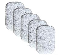 Crabop Lot de 5 porte-savon de douche - Porte-savon à séchage rapide pour barres humides - Plateau de savon antidérapant - Design de drainage poreux pour évier de cuisine - Découpable 10,9 x 7,6 x 1