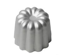 Crabop Moules à Gâteaux pour aluminium Antiadhésif 6x5.2cm pour bord Ondulé(Wave Edge)