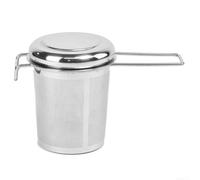 Crabop Passoire à Thé 304 4.8cm Passoire à Thé 304 4.8cm Passoire à | Acier 304 alimentaire, troux fins anti-fuite, couvercle inclus, diamètre 4.8cm, lavable durable