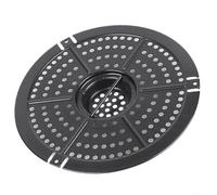 Crabop Plaque Croustillante Air Fryer 16x16cm Trouée Perforée | Acier pour robuste, revêtement antiadhésif , centrale pratique, taille 16x16cm, pour idéal poulet